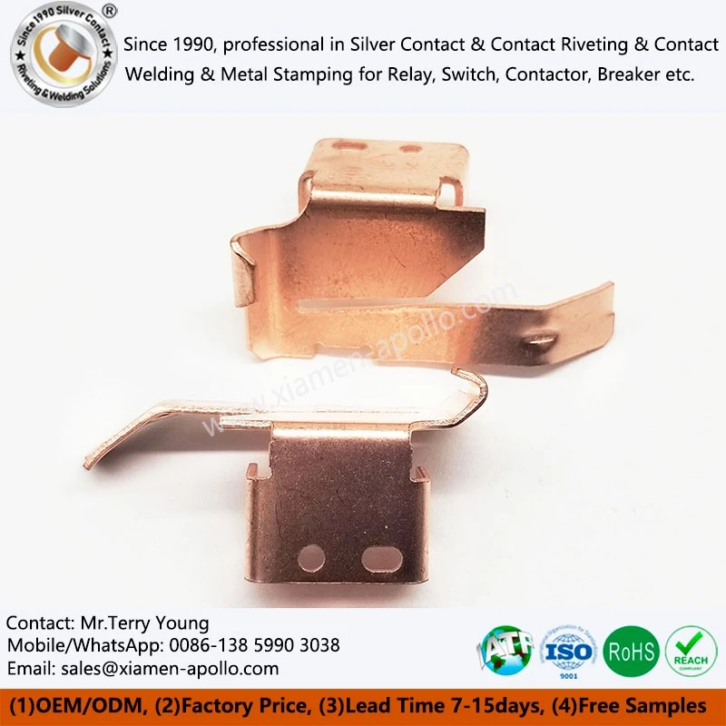 Copper Stamping Contact For Electrical Switch Copper Stamping Contact For Electrical Switch
