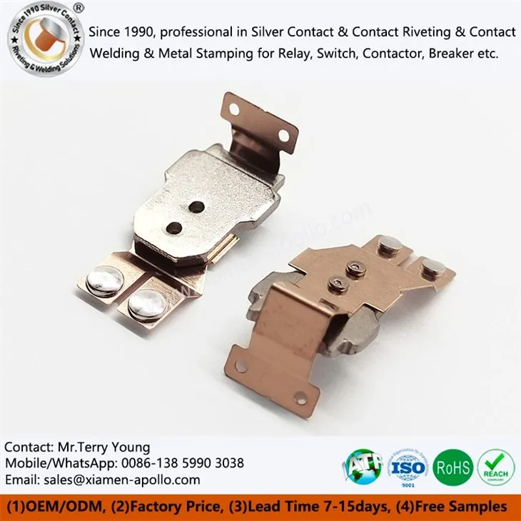 In-Die Electrical Riveting Contacts