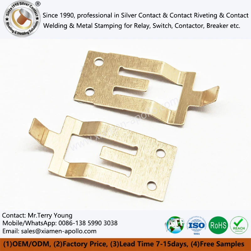 Beryllium Copper Stamped Parts Beryllium Copper Stamped Parts