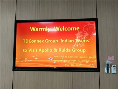 TDConnex Group Indijske ekipe obiskujejo Kitajsko Apollo Group Branch Factory...