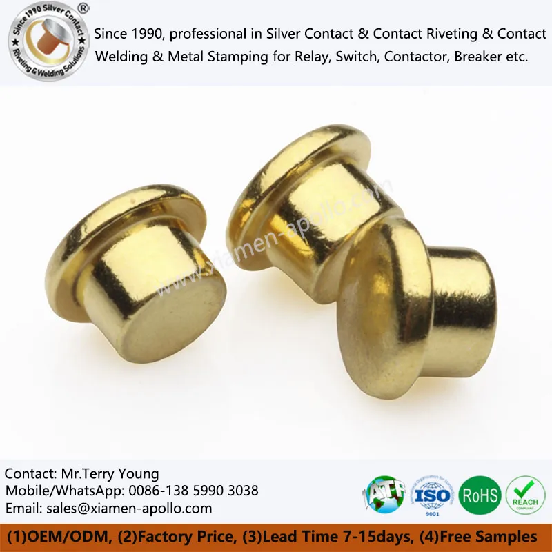 Electrical Contacts Gold Plated Electrical Contacts Gold Plated